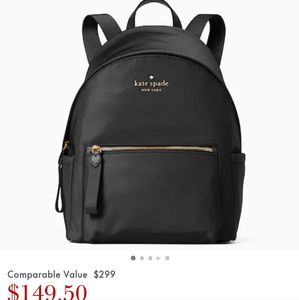 Brand New Kate Spade Nylon Back Pack
